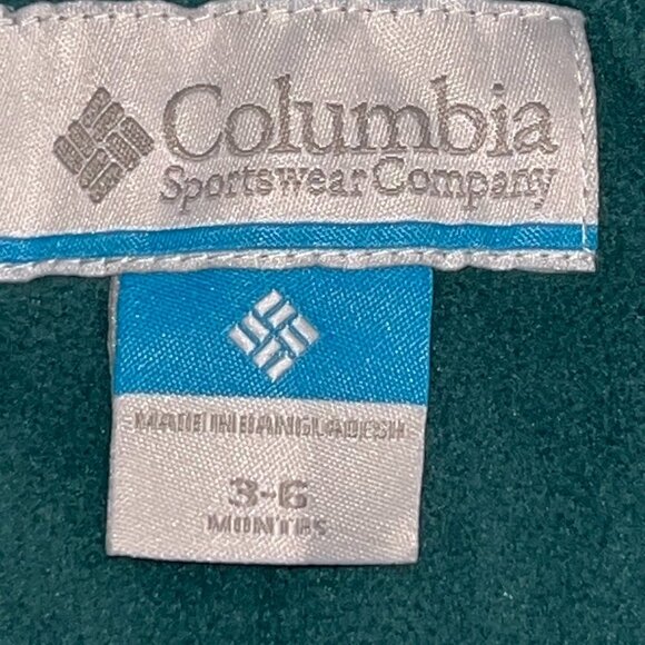 COLUMBIA SNUGGLY BUNNY BUNTING DOWN INSULATED WATER RESISTANT SNOWSUIT 3-6months - Picture 13 of 16